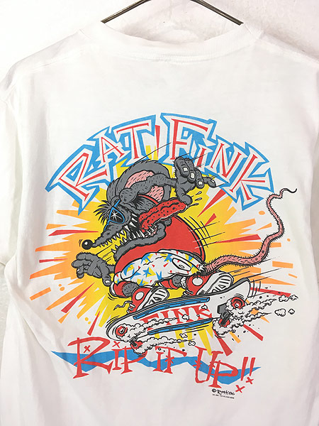 古着 80s USA製 Rat Fink ラット フィンク 「Rip It Up!!」 オールド 