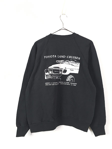 古着 80s USA製 TOYOTA LAND CRUISER トヨタ ランクル スウェット