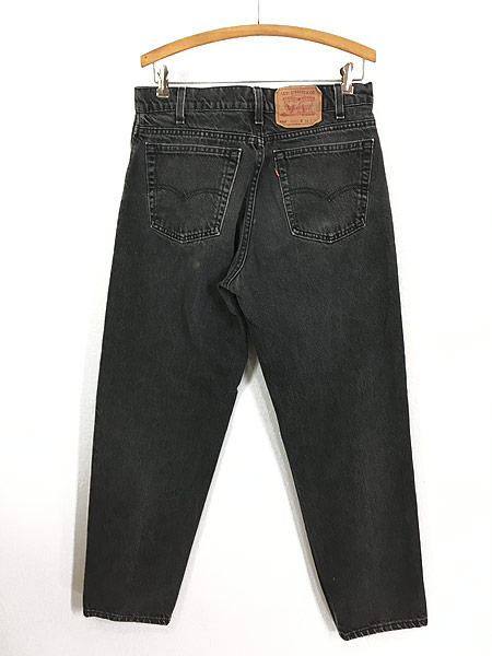 古着 90s USA製 Levi's 550 サルファ ブラック デニム パンツ ジーンズ ...