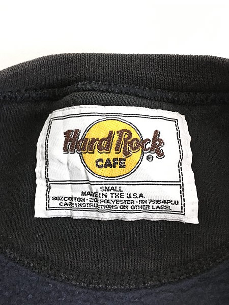 古着 90s USA製 Hard Rock Cafe 「NEW YORK」 BIG ロゴ ハードロック
