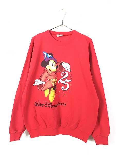 古着 90s USA製 Disney World ミッキー ファンタジア 25th