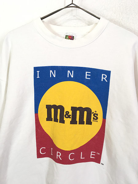 古着 90s USA製 M&M's Inner Circle 企業 ロゴ スウェット トレーナー