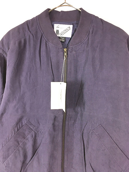 送料無料キャンペーン?】 GOOUCH Silk Jacket Dead Stock L 肩パット