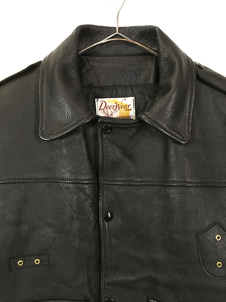 60s USA製 deerwear leather  レザージャケット アメカジ身幅51cm