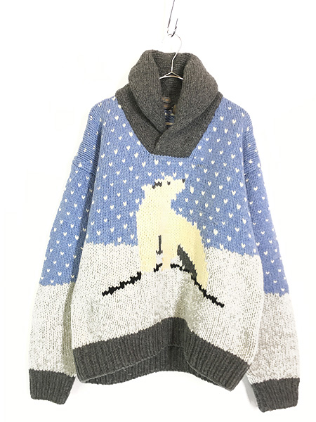 ニット/セーター専用 80s vintage shaggy fur vitamin knit