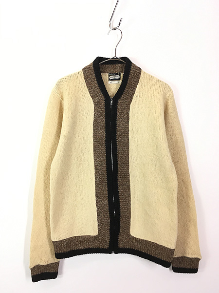 1960's   vintage mohair knit cardigan丈約62