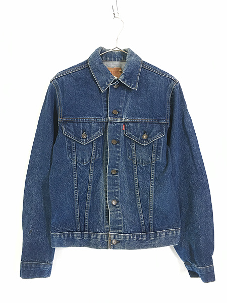 古着 80s USA製 Levi's 71205-0217 4th 70505 ロング丈 デニム 