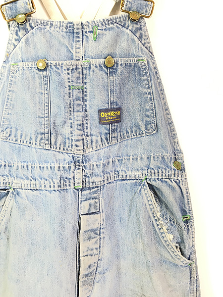 古着 70s USA製 Oshkosh B'gosh ローバック デニム ワーク