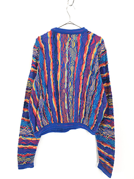 80s vintage】3Dニット アーカイブ 凹凸 COOGI y2k-