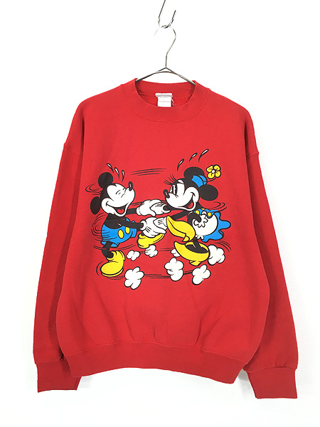 古着 90s Disney Mickey ミッキー ミニー ダンス スウェット ...