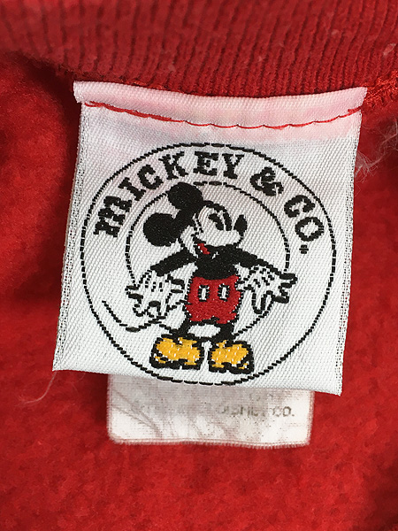 古着 90s Disney Mickey ミッキー ミニー ダンス スウェット 