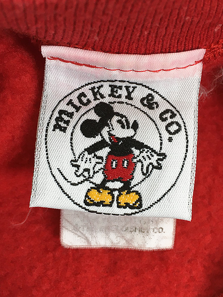 古着 90s Disney Mickey ミッキー ミニー ダンス スウェット