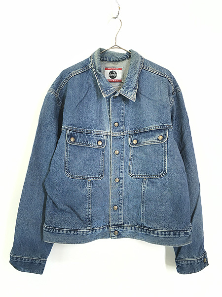 古着 90s Levi's Silver Tab 「Trucker Jacket」 スナップ ボタン