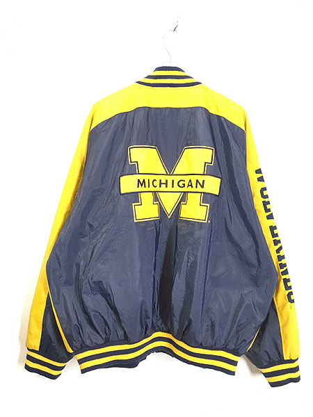 古着 Michigan Wolverines ウルヴァリンズ 「M」 カレッジ パデット 