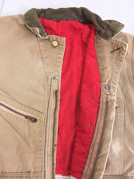 古着 60-70s Carhartt 防寒 パデッド ブラウン ダック オールインワン