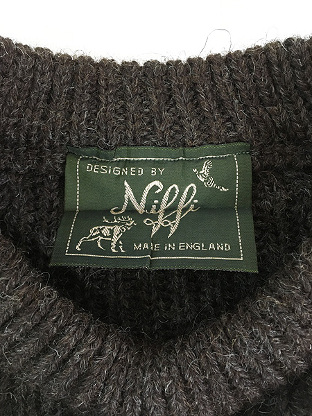 UK製 ノルディックセーター  ブラウンJOURNALSTANDARD