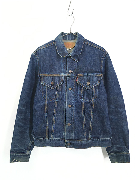 古着 70s USA製 Levi's 70505 「初期 過渡期」 貴重 ブランクタブ 真紺 ...