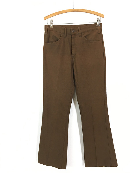 70's LEVI'S STA-PREST PANTS BROWN BIG E