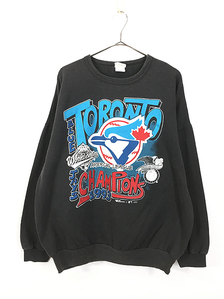 古着 90s Canada製 MLB Toronto Blue Jays ブルージェイズ スウェット 