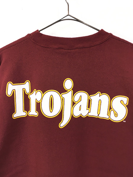 古着 90s USA製 USC Trojans カレッジ アメフト スウェット