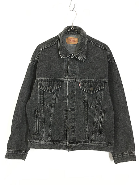 古着 80s USA製 Levi's 70507-4858 ハンド ポケット付 ブラック デニム ...