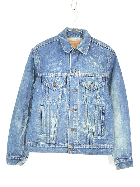 古着 80s USA製 Levi's 70506-0214 ハンド ポケット付 ブリーチ