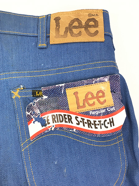 Deadstock」 古着 70s USA製 Lee 201-0942 ストレッチ デニム パンツ