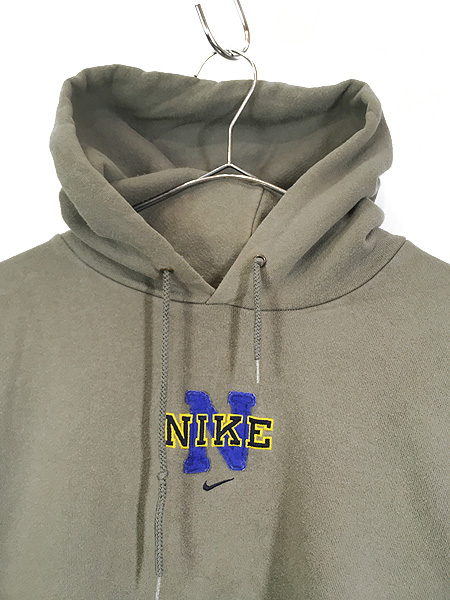 9,800円【希少】90's 当時モノ NIKE センタースウォッシュパーカー XL