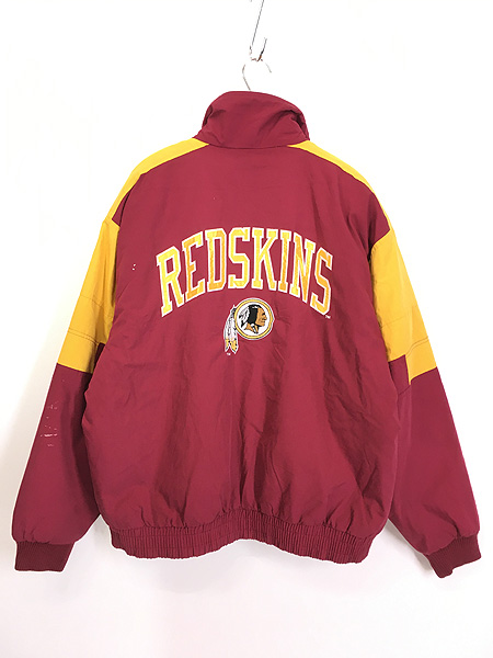 古着 90s NFL Washington Redskins レッドスキンズ パデット ナイロン