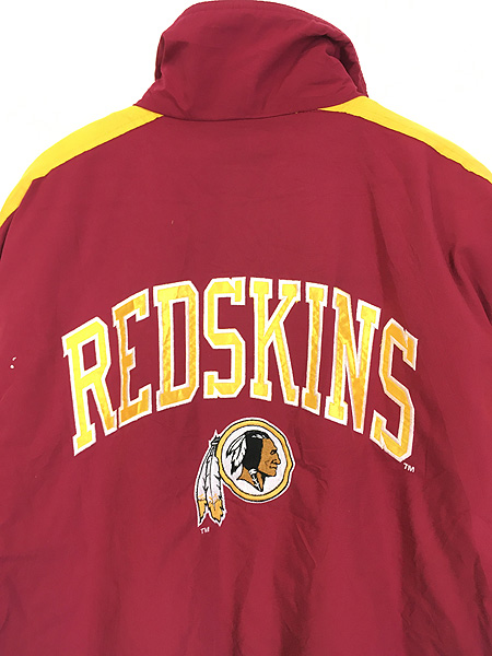 古着 90s NFL Washington Redskins レッドスキンズ パデット ナイロン 