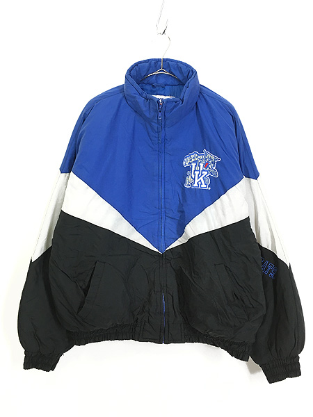 古着 90s Kentucky Wild Cats ワイルドキャッツ 両面 パッチ パデット ナイロン ジャケット L位 古着 - 古着 通販  ヴィンテージ　古着屋 Dracaena ドラセナ