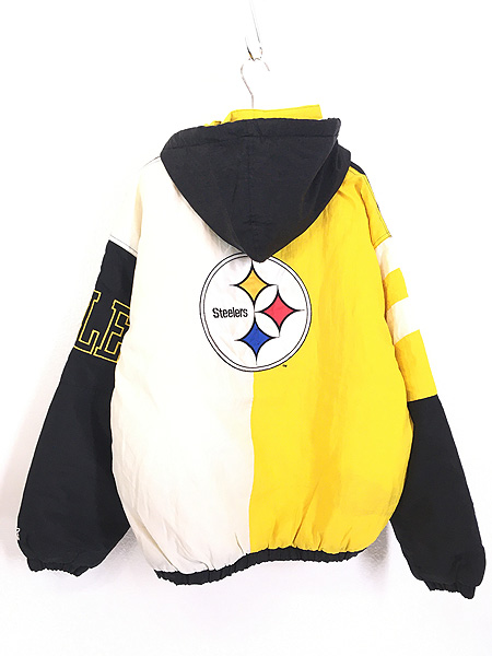 古着 90s NFL Pittsburgh Steelers スティーラーズ ハーフジップ