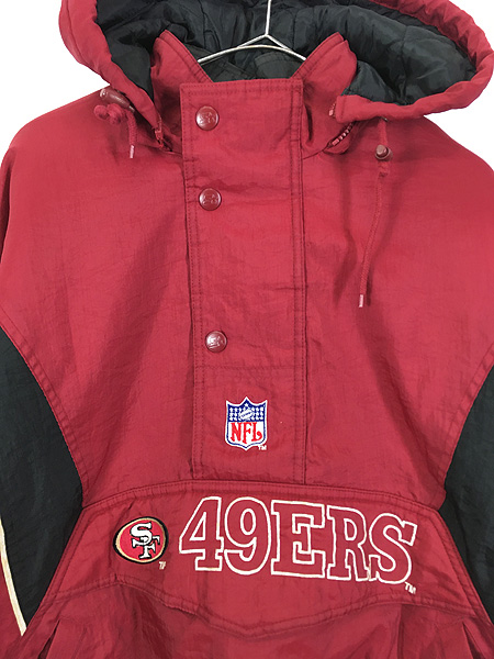 古着 90s NFL San Francisco 49ers フォーティナイナーズ パデット 