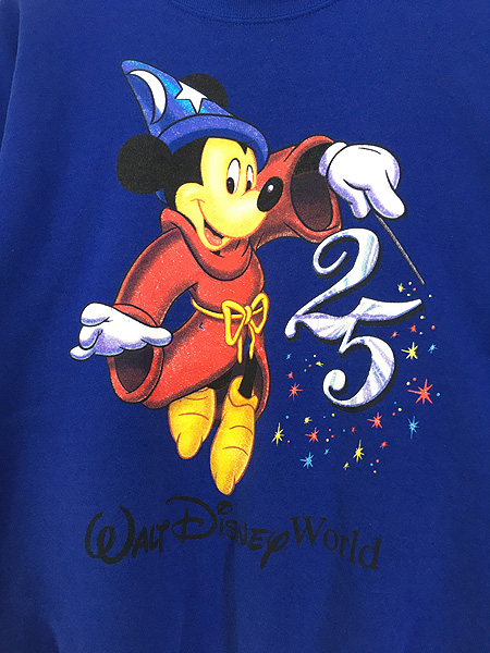 古着 90s USA製 Disney World ミッキー ファンタジア 25th アニバーサリー スウェット XXL 古着【10off】 - 古着  通販 ヴィンテージ　古着屋 Dracaena ドラセナ