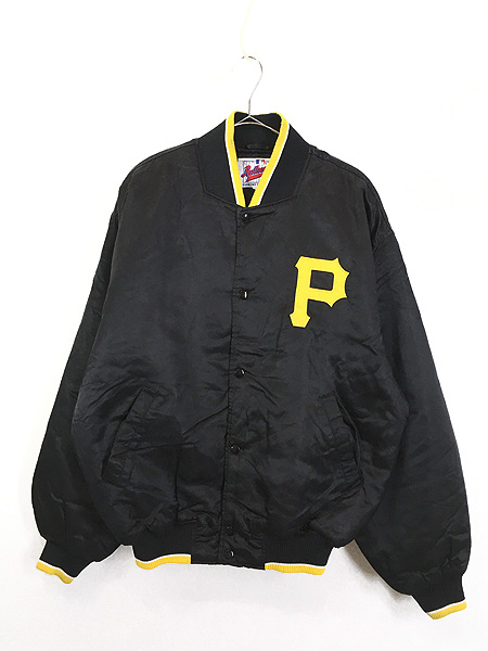 古着 90s MLB Pittsburgh Pirates パイレーツ パデット 光沢