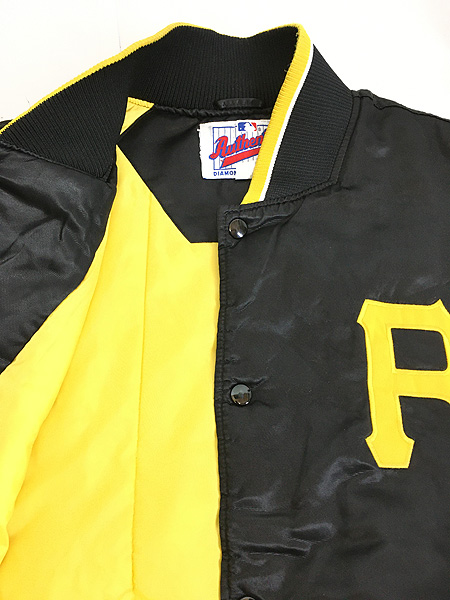 古着 90s MLB Pittsburgh Pirates パイレーツ パデット 光沢 ...