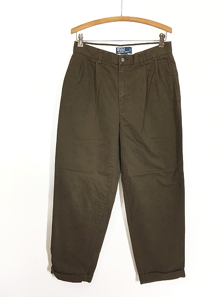 古着 Polo Ralph Lauren 「HAMMOND PANT」 タック チノ パンツ W31 L29