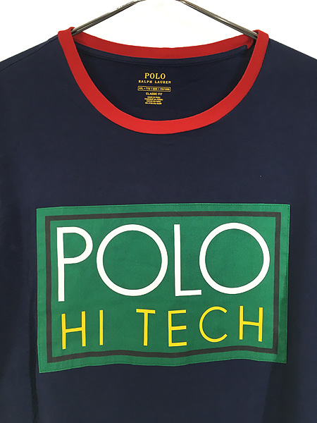 古着 Polo Ralph Lauren 「POLO HI TECH」 BIG パッチ 長袖 Tシャツ