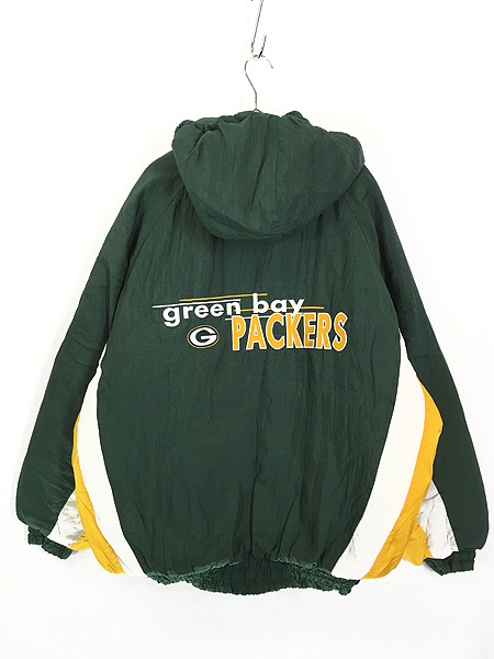 古着 90s NFL Green Bay Packers パッカーズ パデット ナイロン