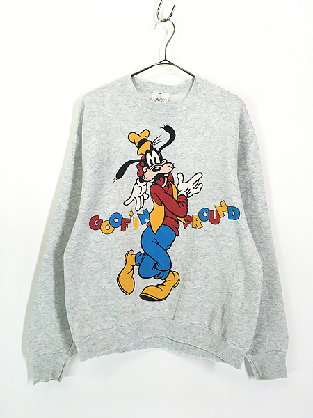 古着 90s USA製 Disney Goofy グーフィー BIG プリント スウェット トレーナー L 古着【10off】 - 古着 通販  ヴィンテージ　古着屋 Dracaena ドラセナ