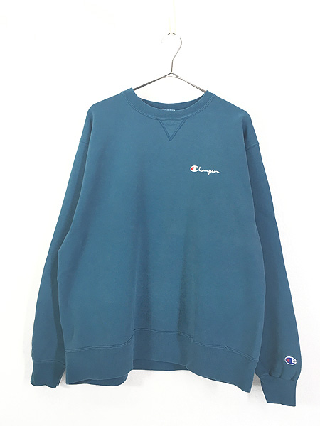 古着 90s USA製 Champion ワンポイント 前V スウェット