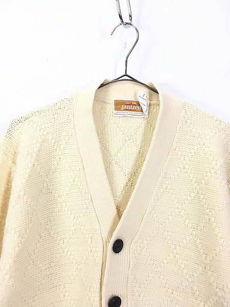 古着 80s USA製 Jantzen ダイヤ デザイン アクリル ニット ...