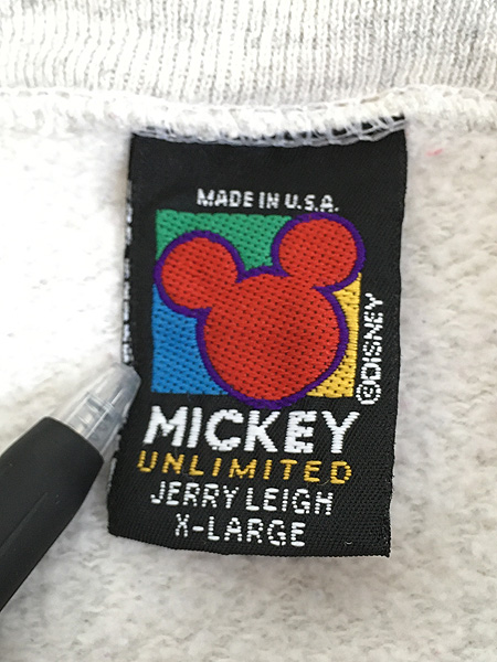 古着 90s USA製 Disney カラフル ミッキー グラフィック プリント