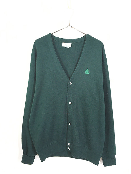 USED USA スカラップベスト デザインベスト 緑 vintage