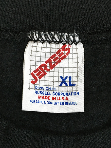 古着 80s USA製 Jerzees 無地 ソリッド セットイン スウェット 