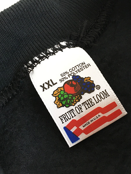 古着 90s USA製 Fruit of the loom 無地 ソリッド ビッグサイズ