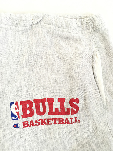 古着 90s USA製 Champion Reverse Weave NBA Chicago BULLS ブルズ