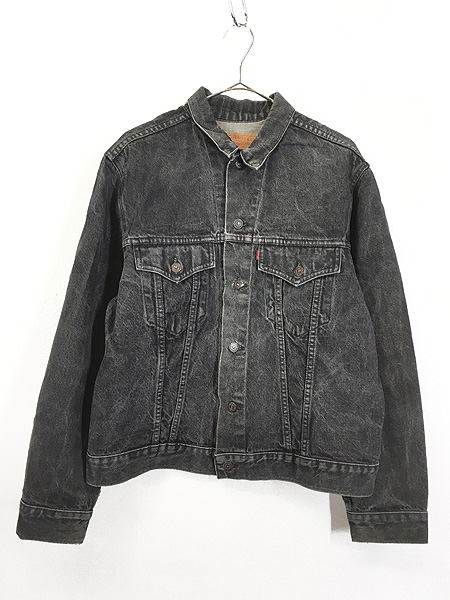 古着 90s Canada製 Levi's 75505 4thタイプ 先染め ブラック デニム