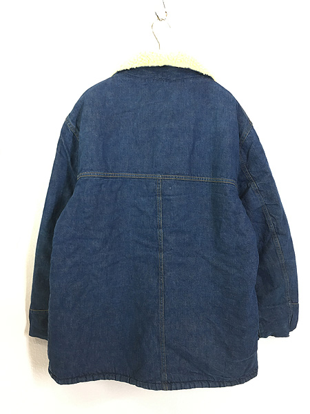 古着 70s Canada製 Sears Wearmaster ブルー デニム ボア ランチ ...