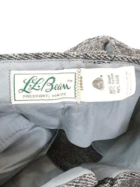 古着 70s LL Bean 筆記体タグ ウール クロップド ハンティング パンツ W31【10off】 - 古着 通販 ヴィンテージ　古着屋  Dracaena ドラセナ